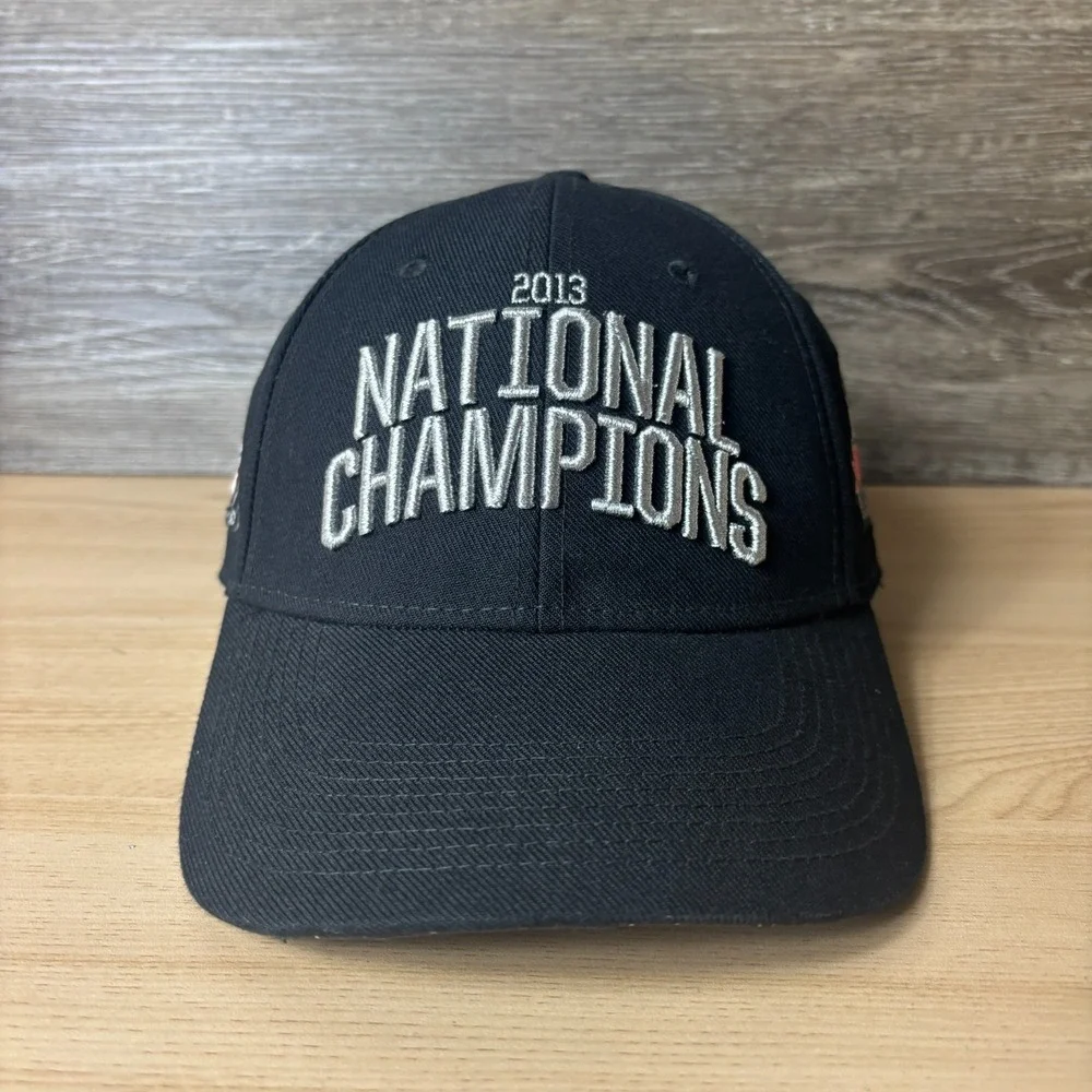 Florida State Seminoles Hat Black Football 2013 National Champions Nike